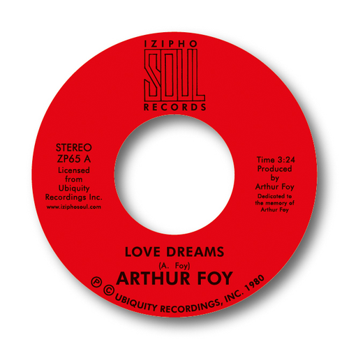 ARTHUR FOY - LOVE DREAMS b/w LOVE STORM [Black Vinyl]