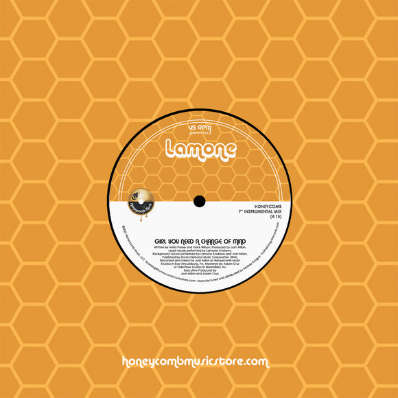 Lamone - Girl You Need A Change Of Mind (Honeycomb Mixes)