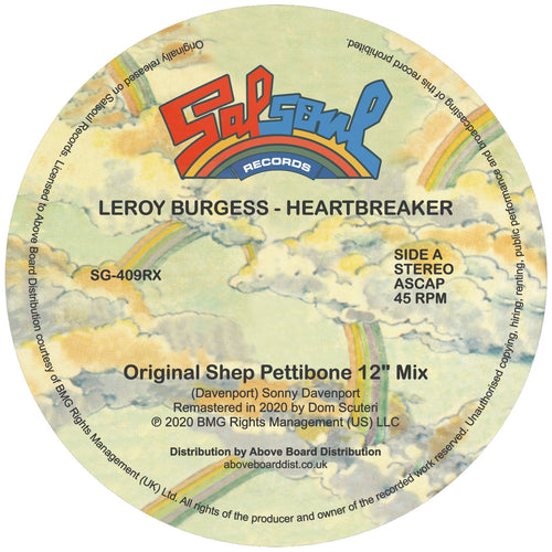 Leroy Burgess - Heartbreaker (Inc Moplen Remix)