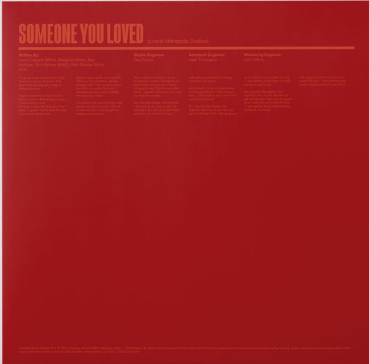 Lewis Capaldi – Someone You Loved / Bruises (Live From Metropolis Studios)