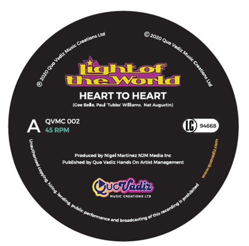 Light Of The World - Heart to Heart (A) and Summer Girl (AA)