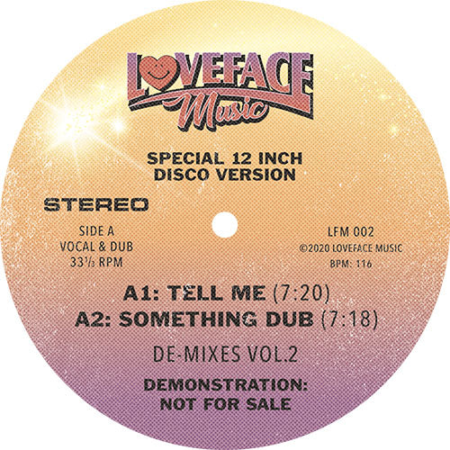 Loveface - De-mixes: Vol 2