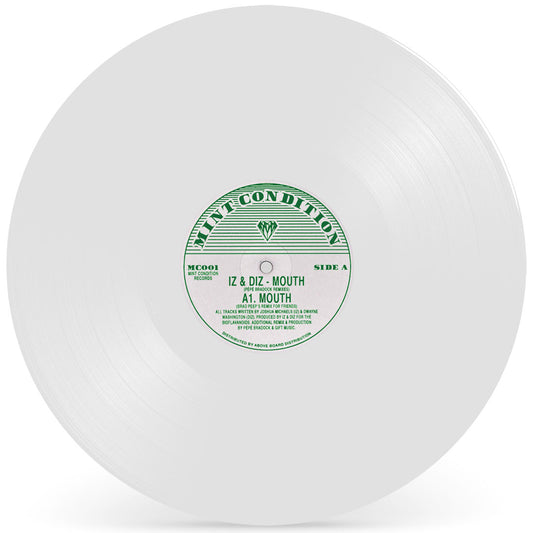 Iz & Diz - Mouth (Pepe Bradock Unreleased Mixes) (White vinyl Repress)