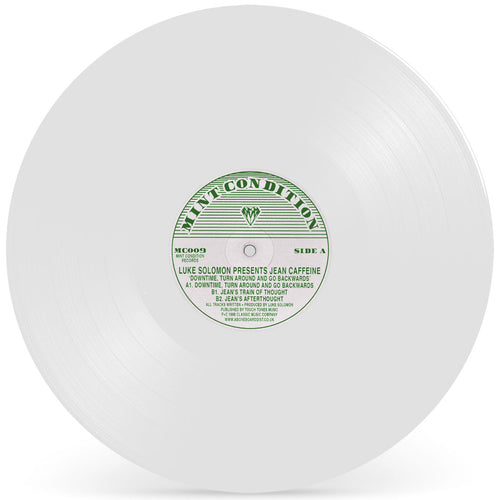 Jean Caffeine - Downtime, Turn Around And Go Backwards (White Vinyl Repress)