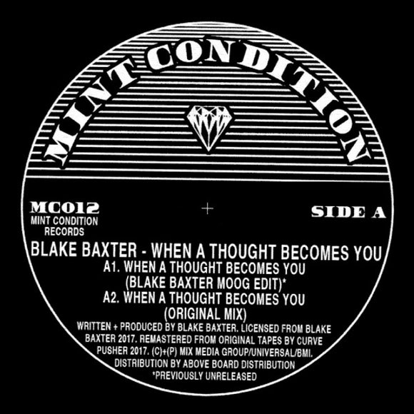 BLAKE BAXTER - WHEN A THOUGHT BECOMES YOU