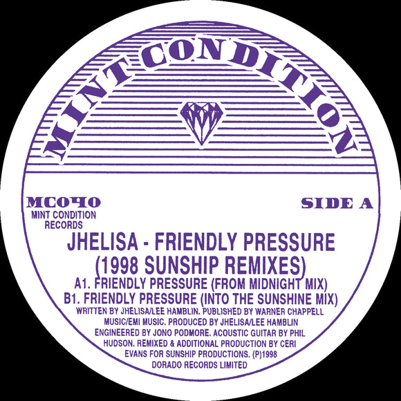 Jhelisa - Friendly Pressure (1998 Sunship Remixes)