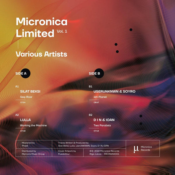 Various Artists - Micronica Limited vol.1 [full colour sleeve / vinyl only]