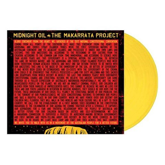 MIDNIGHT OIL - THER MAKARRATA PROJECT [Yellow LP]