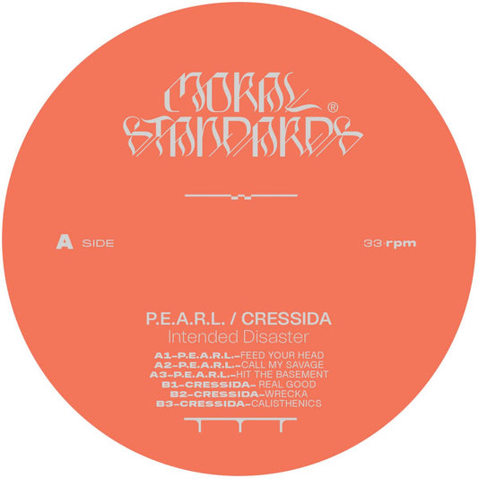 P.E.A.R.L. / Cressida - Intended Disaster [label sleeve]