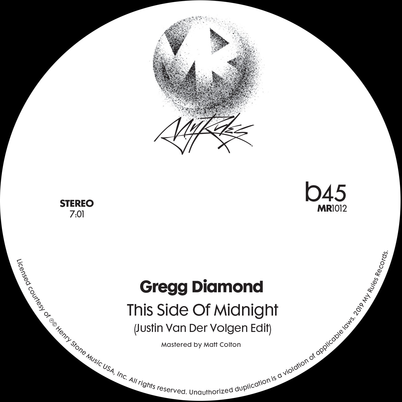 PEGGI BLU /GREGG DIAMOND - I WANT IT ALL NOW / THIS SIDE OF MIDNIGHT (JUSTIN VAN DER VOLGEN EDITS)