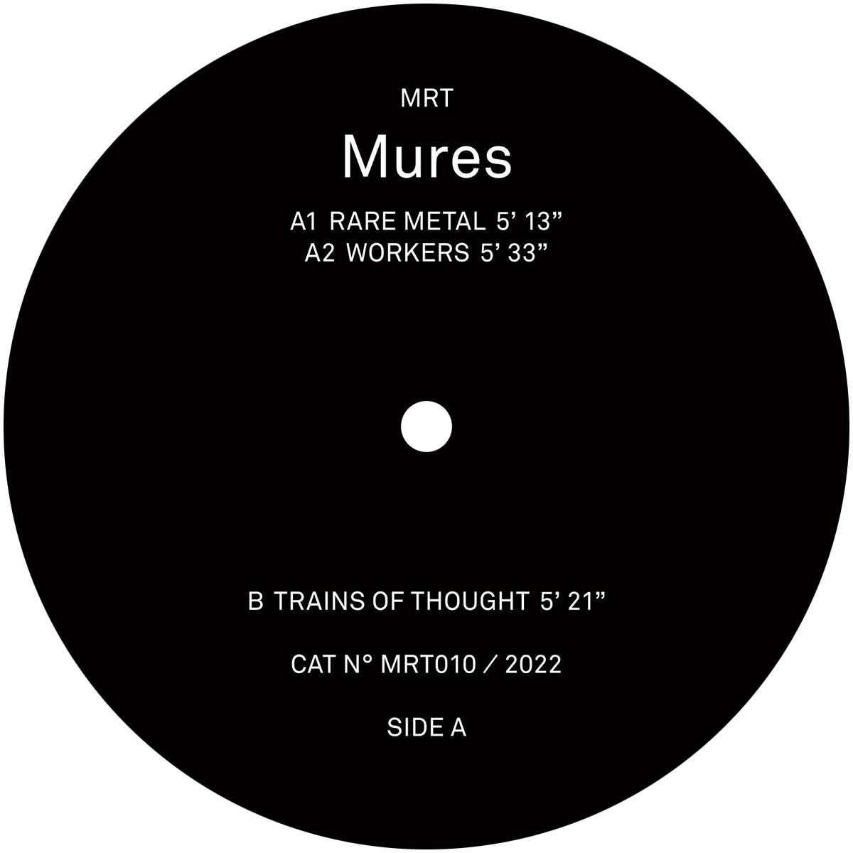 Mures - Tools For Modern Times Restraint. [label sleeve]