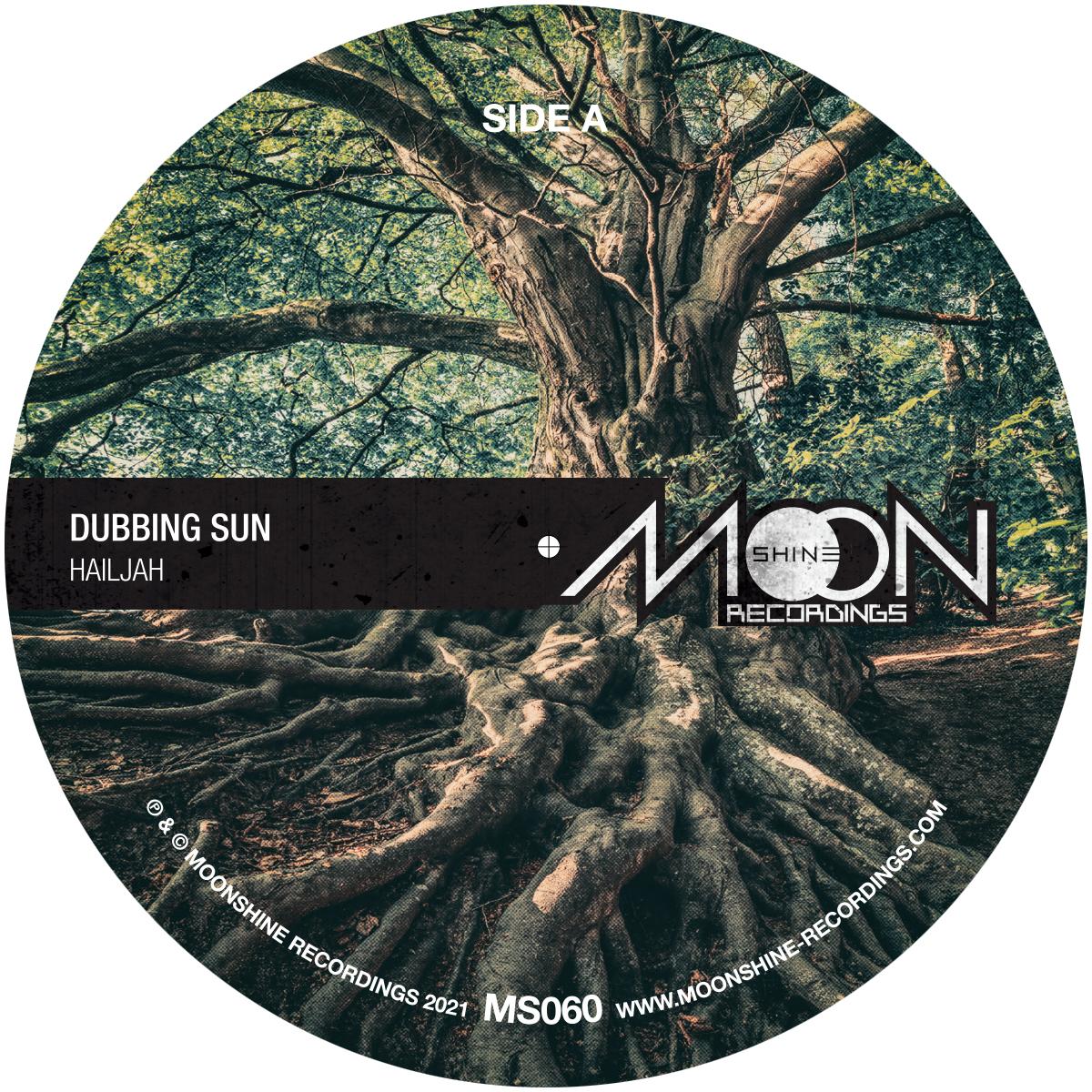 Dubbing Sun - Hail Jah / Evilman [orange marbled vinyl / label sleeve]