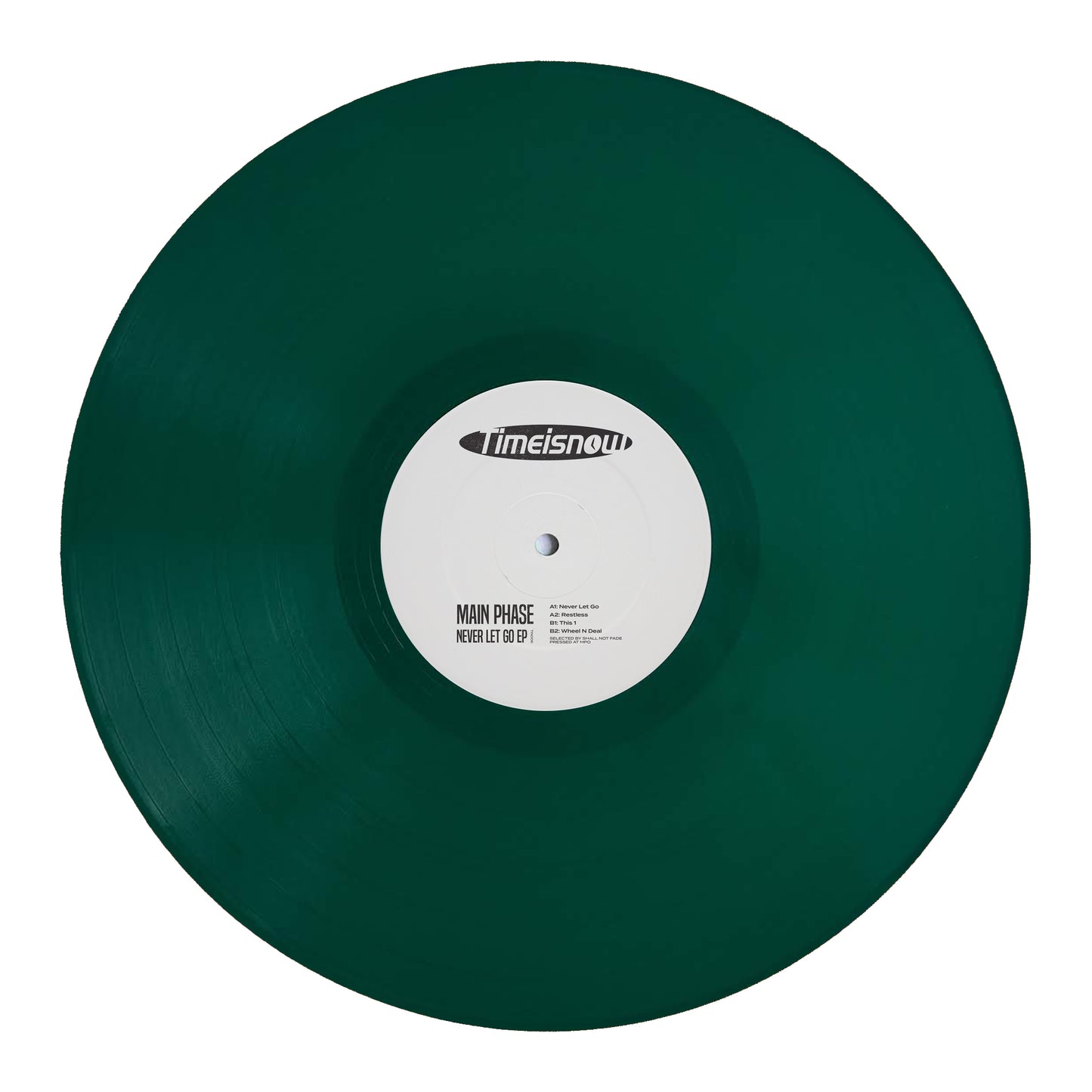 Main Phase - Never Let Go EP [Repress - Green Vinyl]