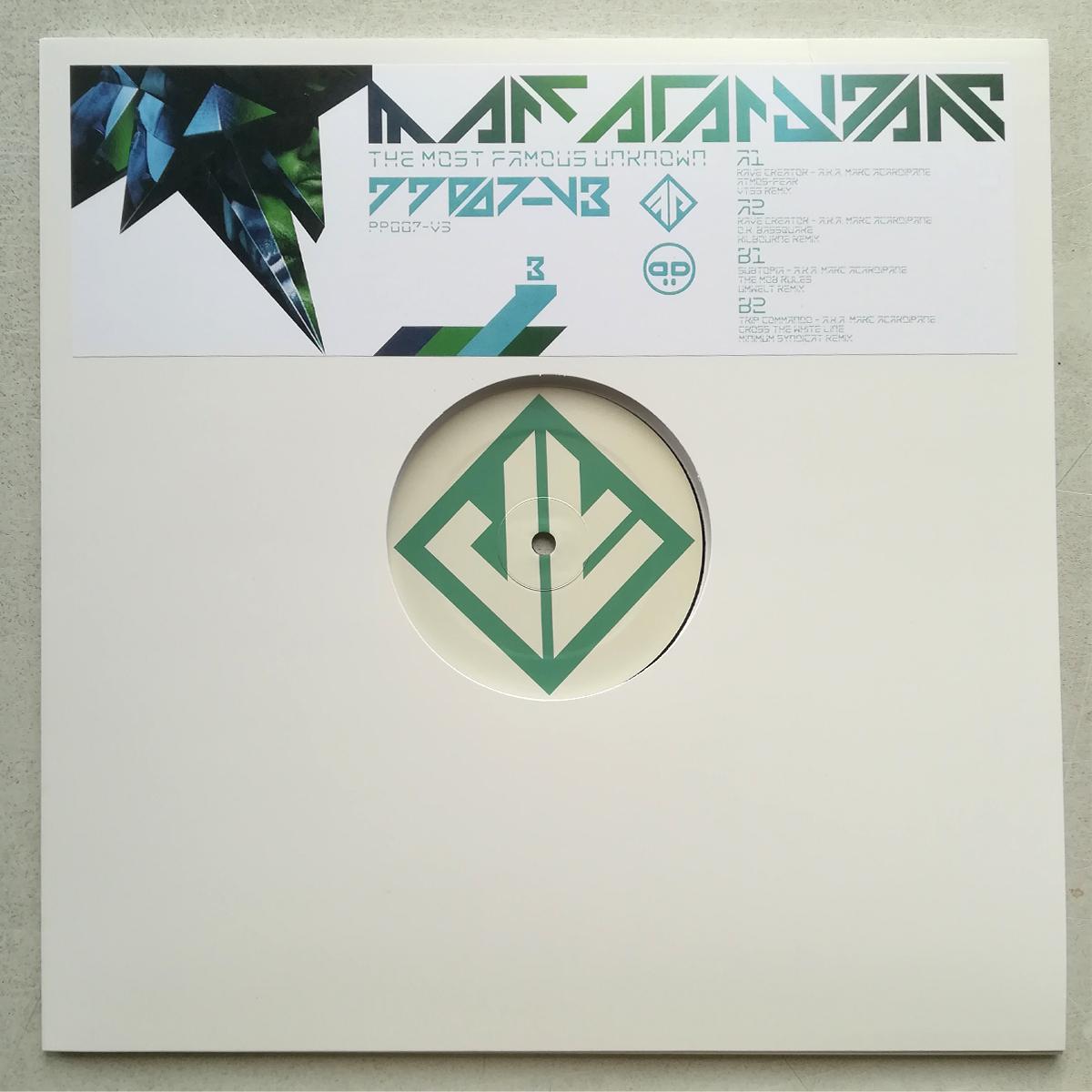 Marc Acardipane remix VTSS / Kilbourne / Umwelt / Minimum Syndi;CN: The Most Famous Unknown Remixes V3 [stickered sleeve]