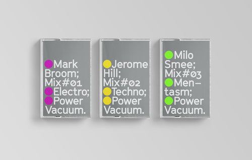 Mark Broom / Jerome Hill / Milo Smee - POWVAC025 Mixtape Pack