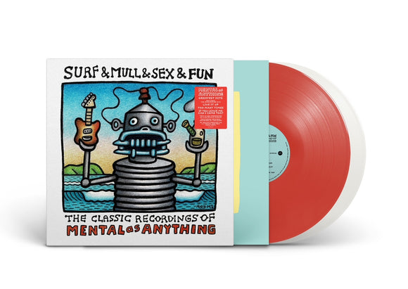 Mental As Anything - Surf & Mull & Sex & Fun (140g Red & White Vinyl)