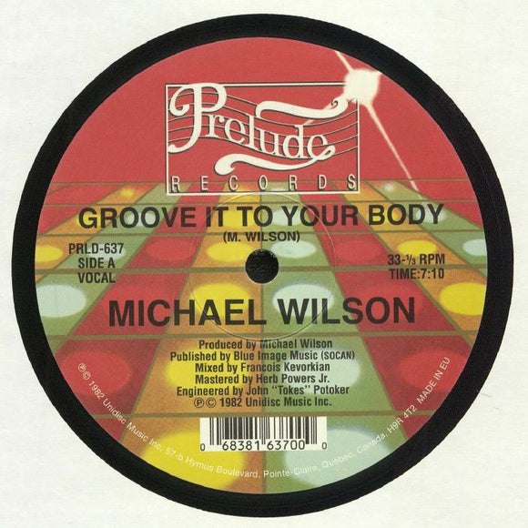 Michael Wilson - Groove It To Your Body