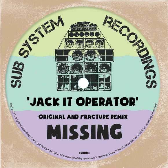 Missing - Jack It Operator / Fracture's 'Jacket Operator' Remix