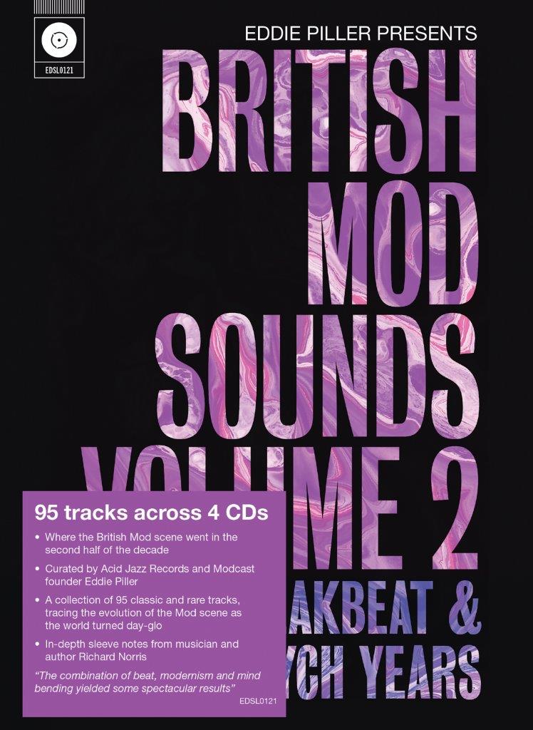 Various Artists - Eddie Piller Presents - British Mod Sounds of The 1960s Volume 2: The Freakbeat & Psych Years [4CD]
