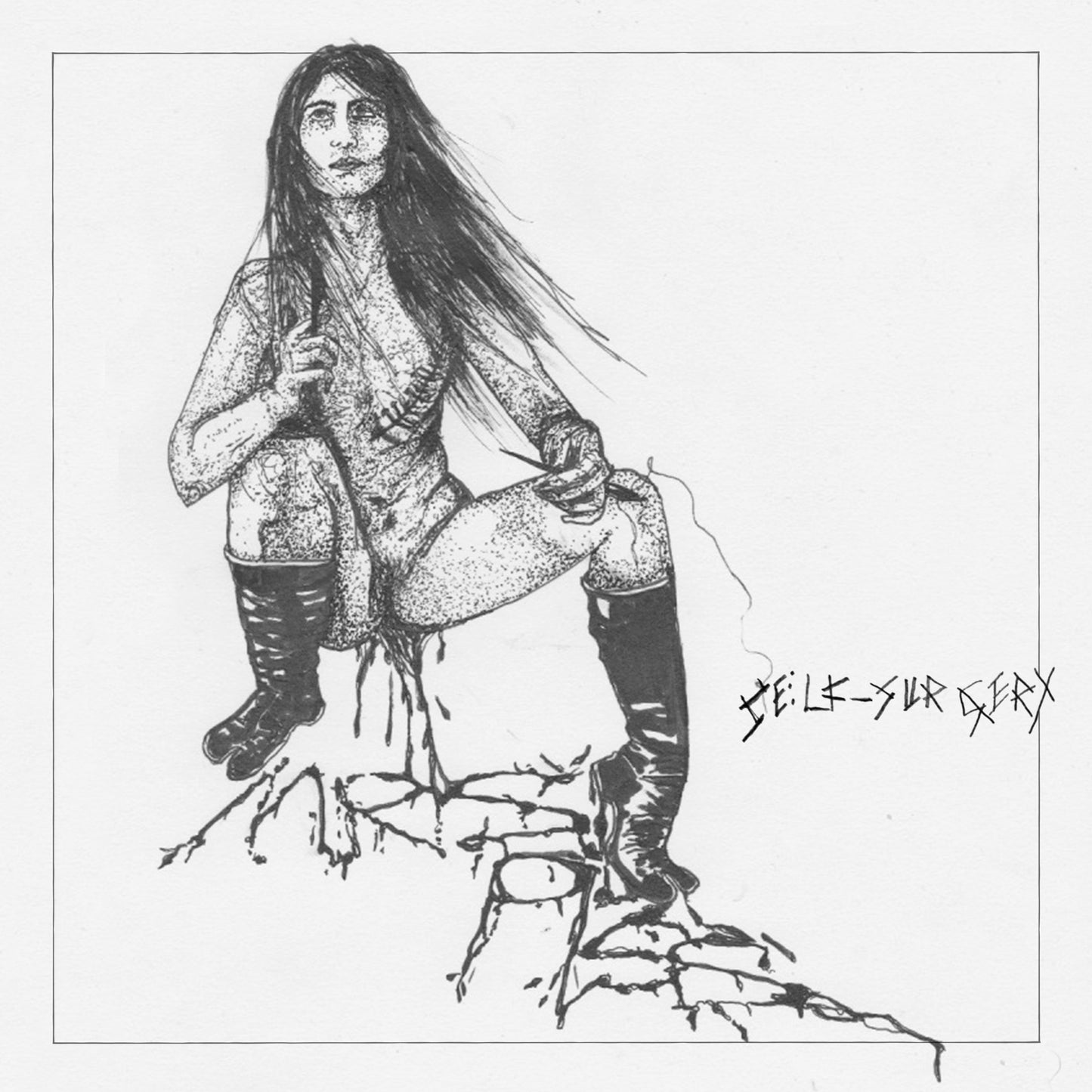 Mrs. Piss - Self-Surgery [Red & Black Splatter Vinyl]