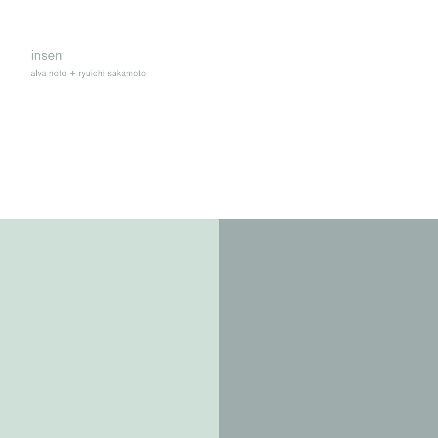 Alva Noto & Ryuichi Sakamoto - Insen (reMASTER) [2LP]