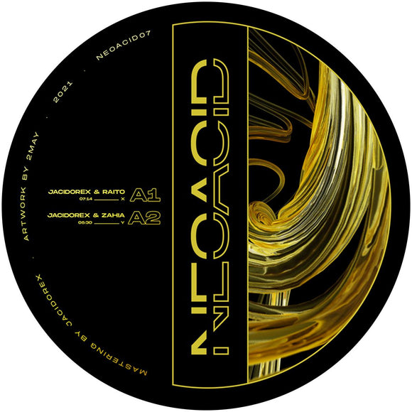 Jacidorex & more - NEOACID07VA [yellow marbled vinyl / generic sleeve repress]