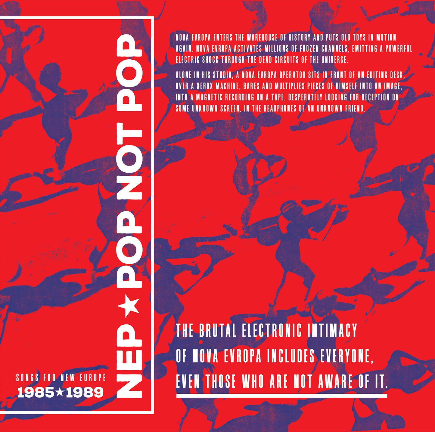 NEP - Pop Not Pop (Songs For New Europe 1985-1989)