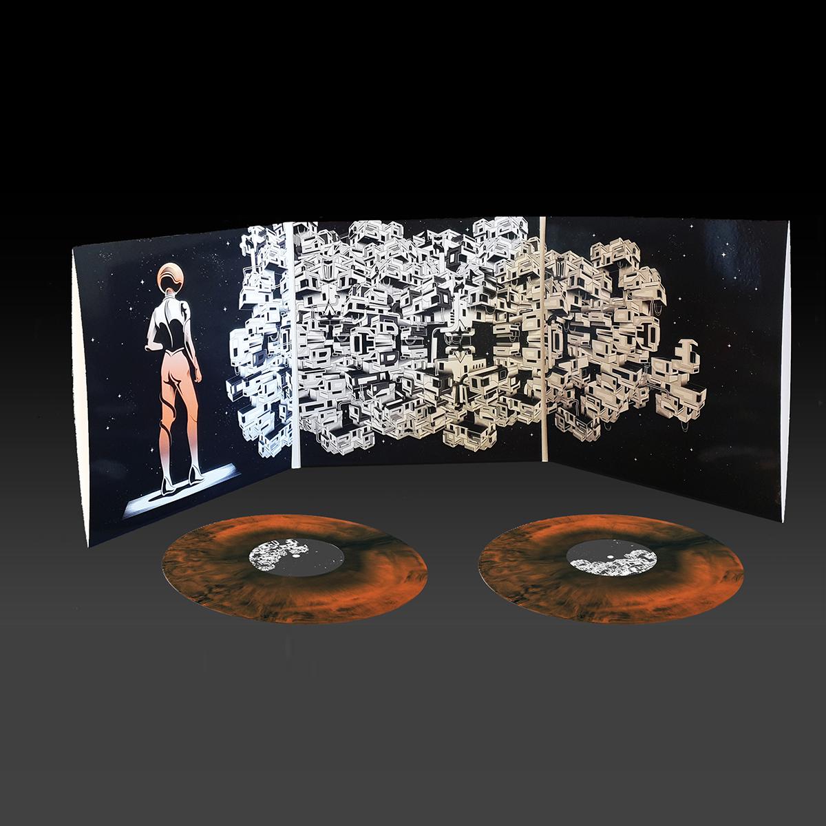 Umwelt - Subversive Territory [full colour trifold / orange marbled vinyl]