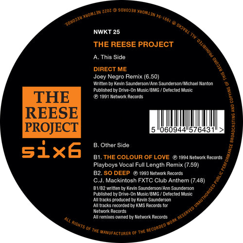 The Reese Project - Remixes (Joey Negro, Playboys, C.J. Mackintosh)