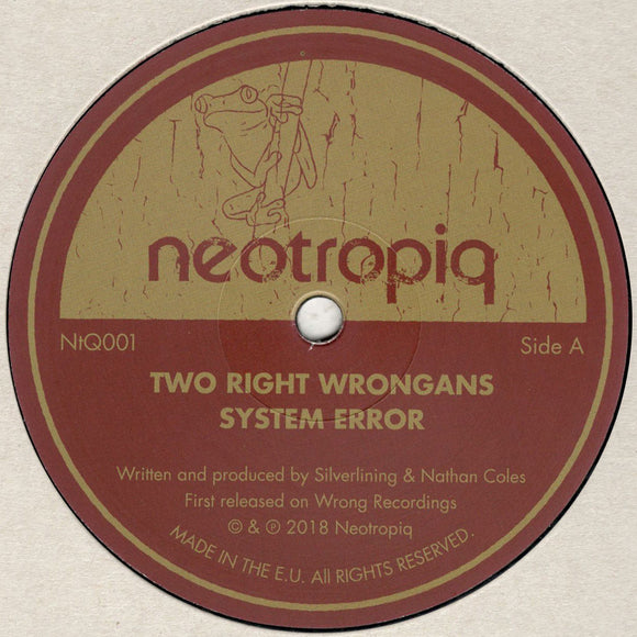Two Right Wrongans - System Error (Repress)