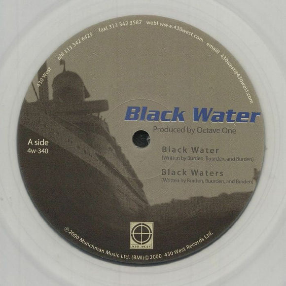 OCTAVE ONE - Black Water [Clear Vinyl]