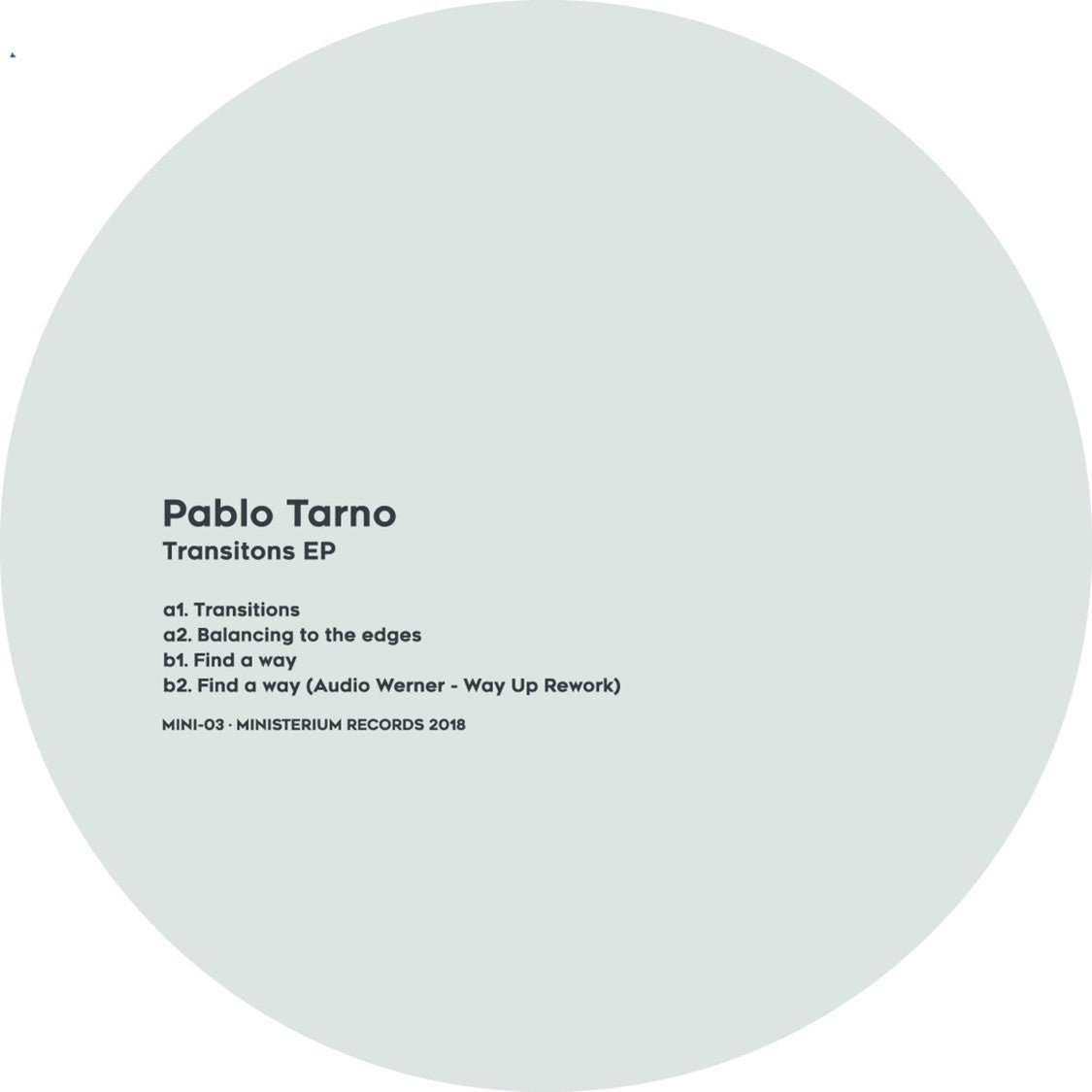Pablo TARNO - Transitions EP