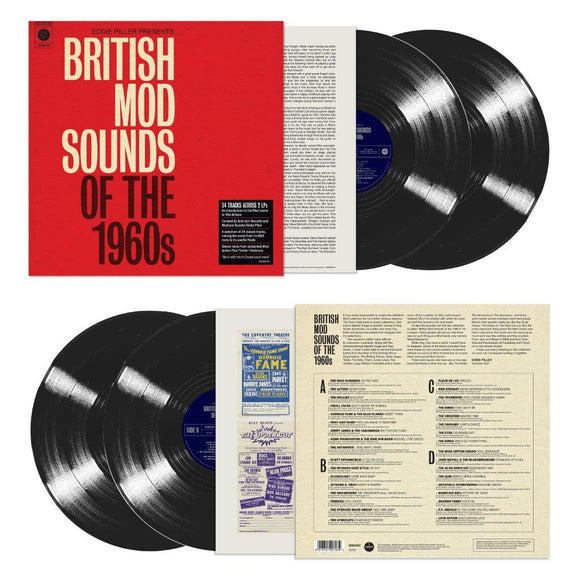 Various Artists - Eddie Piller Presents - British Mod Sounds Of the 1960s (140g Black Vinyl)