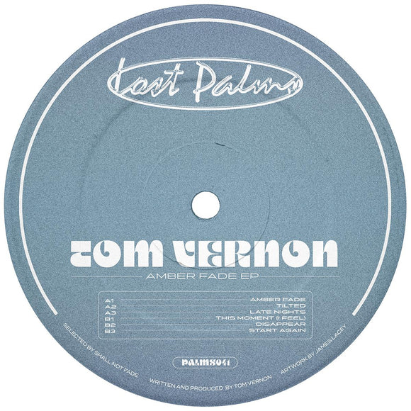 Tom Vernon - Amber Fade EP [label sleeve / white vinyl]