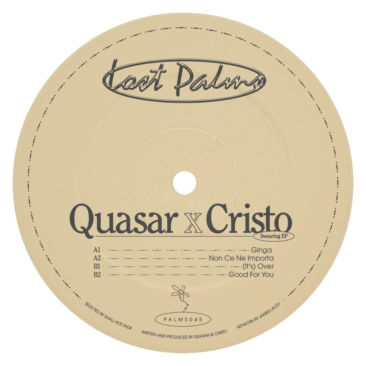 Quasar & Cristo - Swearing EP [gold vinyl / label sleeve]