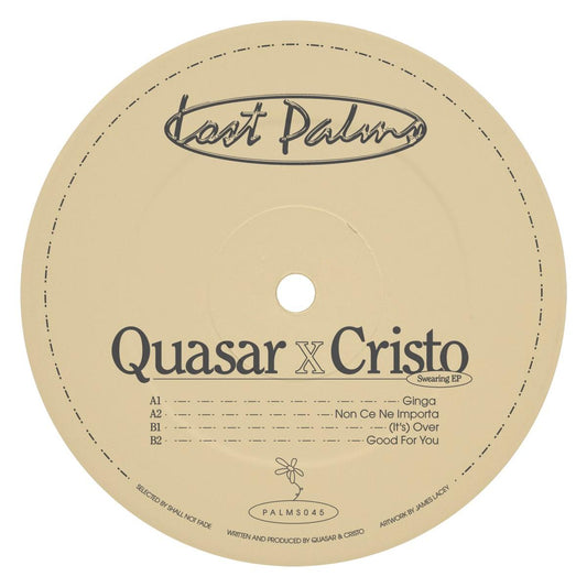 Quasar & Cristo - Swearing EP [gold vinyl / label sleeve]