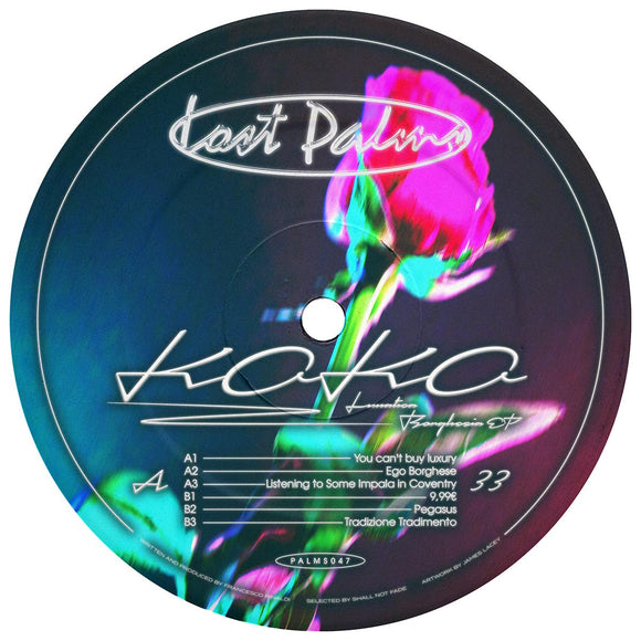 KOKO - Lunatica Borghesia EP [pink marbled vinyl / label sleeve]