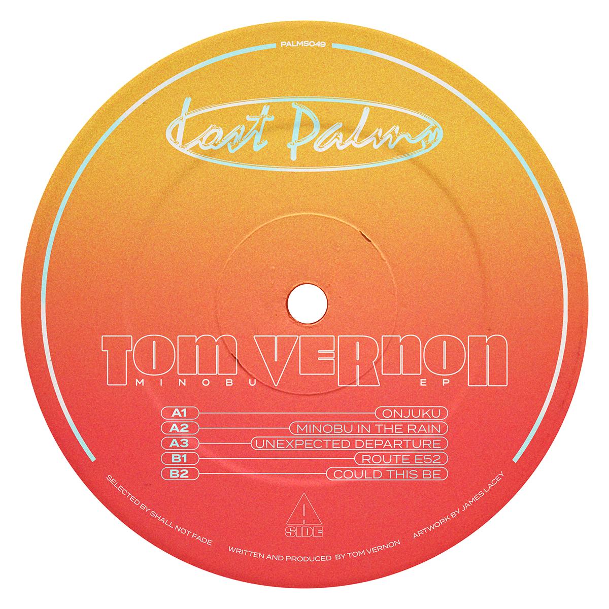 Tom Vernon - Minobu [orange vinyl / label sleeve]