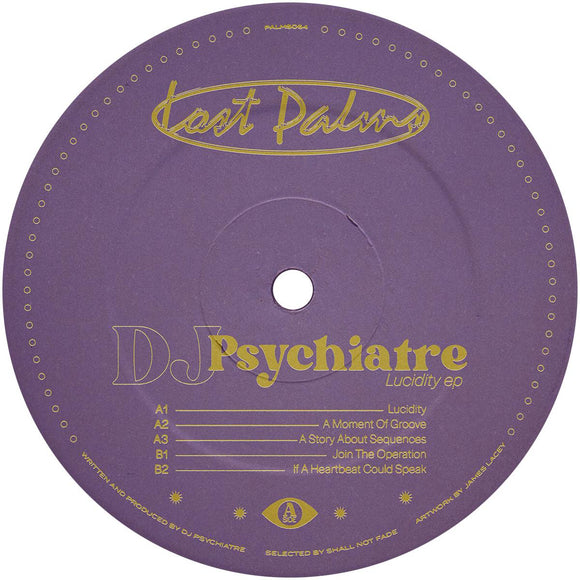 DJ Psychiatre - Lucidity EP [yellow vinyl / label sleeve]