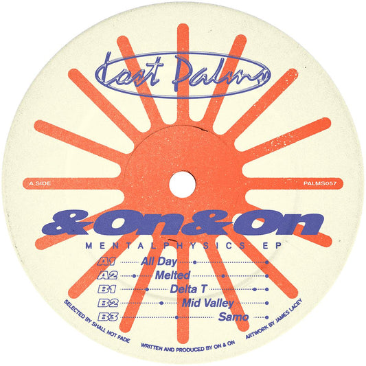 &on&on - Mentalphysics EP [orange vinyl / label sleeve]