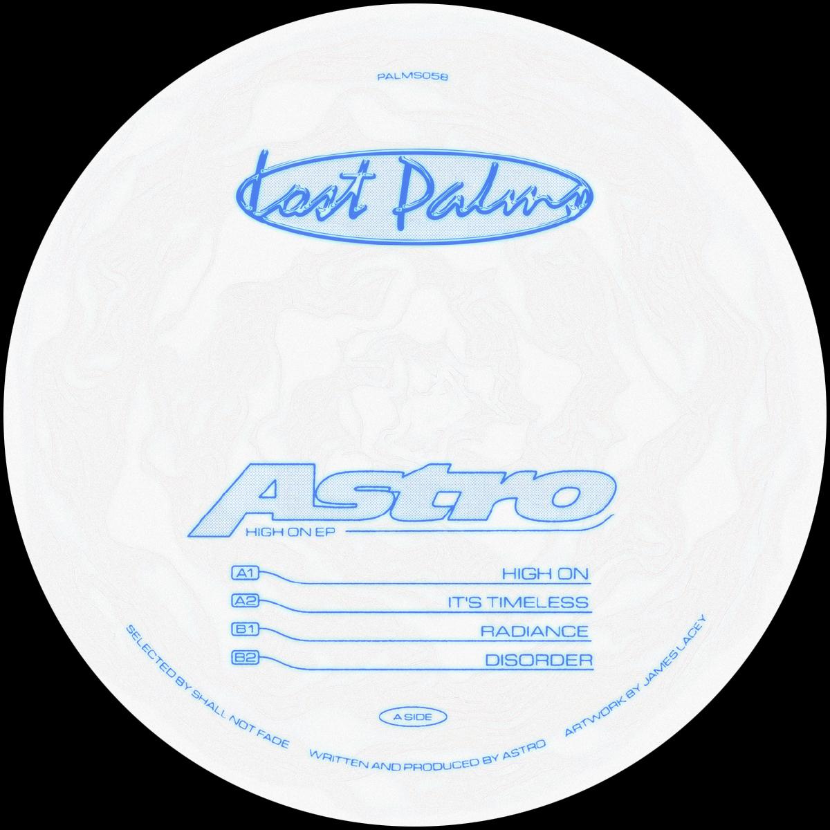 Astro - High On EP [blue marbled vinyl / label sleeve]