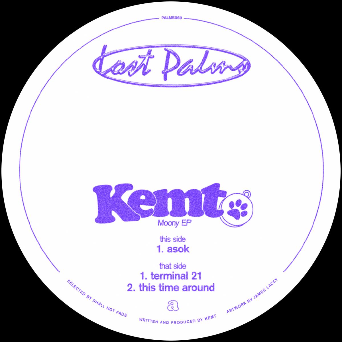 Kemt - Moony EP [blue vinyl / label sleeve]