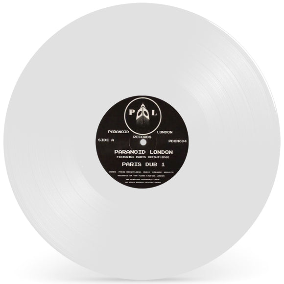 Paranoid London Featuring Paris Brightledge - Paris Dub 1 (White Vinyl Repress)