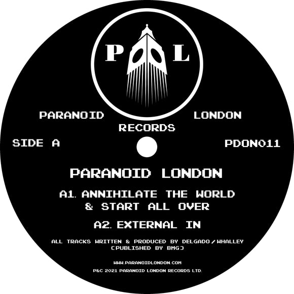 Paranoid London - Annihilate The World & Start All Over EP