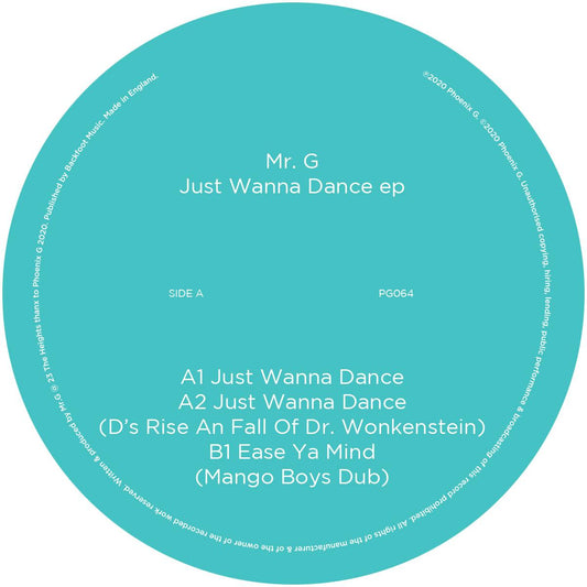 Mr G - Just Wanna Dance EP
