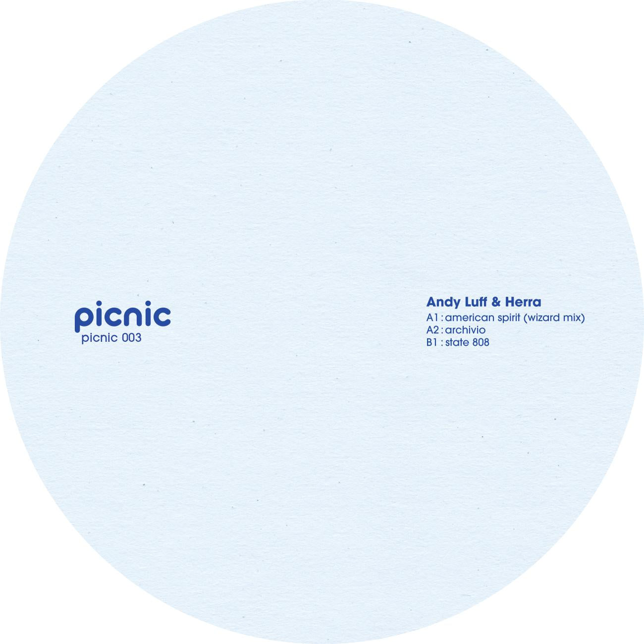 Andy Luff & Herra - PICNIC003 EP