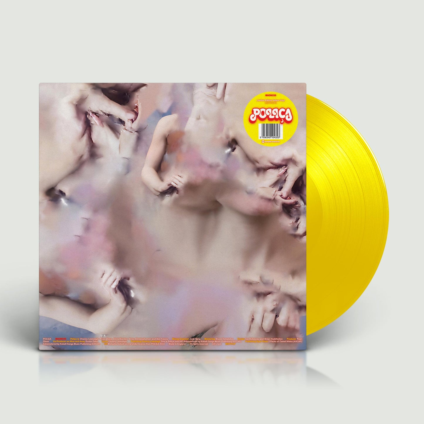 POLIÇA - Madness [Yellow Vinyl LP]