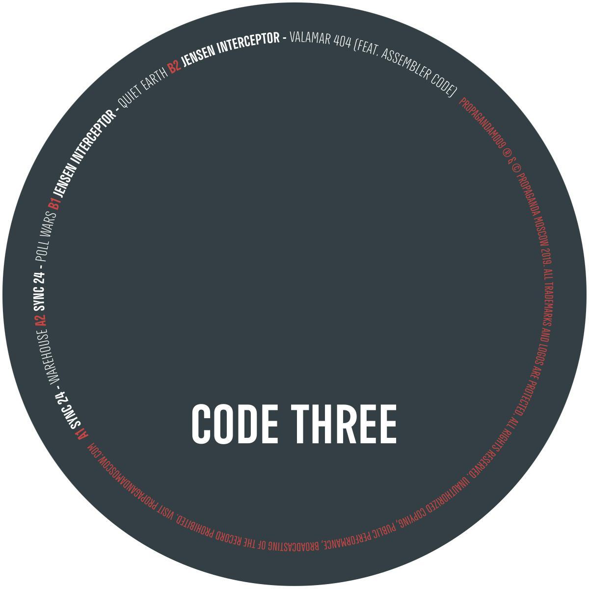 Sync 24 / Jensen Interceptor - Code Three [generic white sleeve repress]