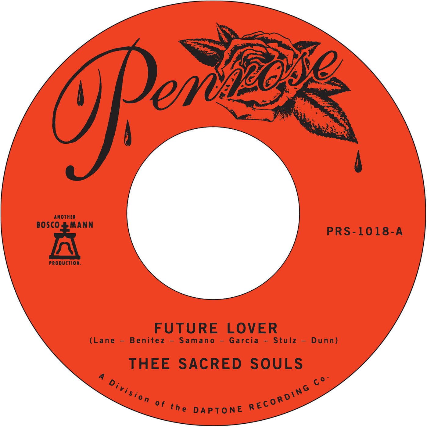 Thee Sacred Souls - Future Lover b/w For Now