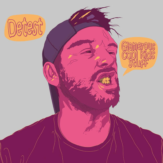 Detest - Glamorous Cool Kidz Stuff [full colour sleeve / light blue vinyl / incl. dl + CD]